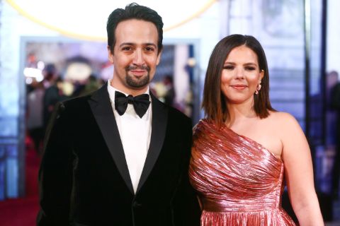 Vanessa Nadal poses a picture with husband Lin-Manuel Miranda.